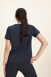 Zelocity Quick Dry Relaxed Top - Black Beauty — thumbnail 4